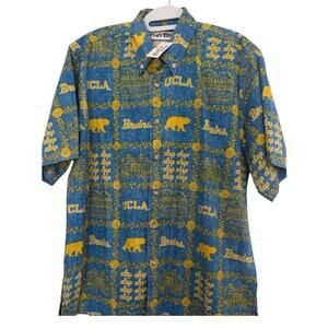 Reyn Spooner UCLA Blueand Yellow Buins Shirt